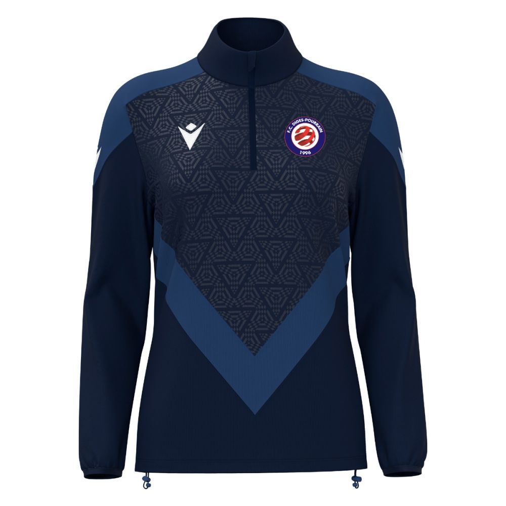 Macron Anora 1/4 zip maillot navy | Image 1