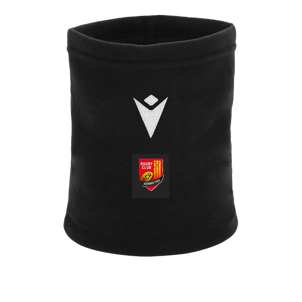 Macron Anvik hero cache cou noir logo brodé | Image 1
