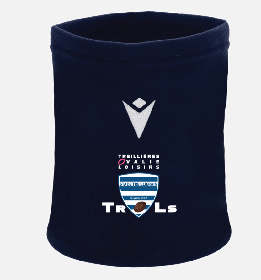 Macron Anvik hero cache cou navy logo brodé | Image 1