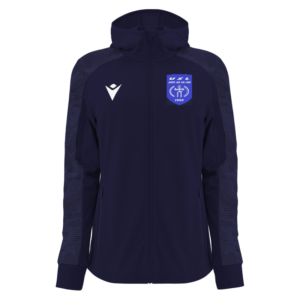 Macron Veste femme aphrodite navy  logo brodé | Image 1