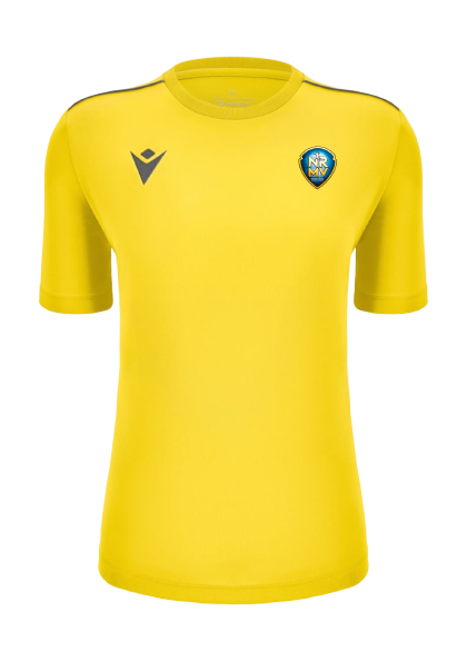 Macron Maillot femme arien jaune, logo floqué | Image 1