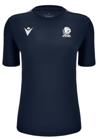 Macron Maillot féminin ariel navy, logo floqué | Image 1