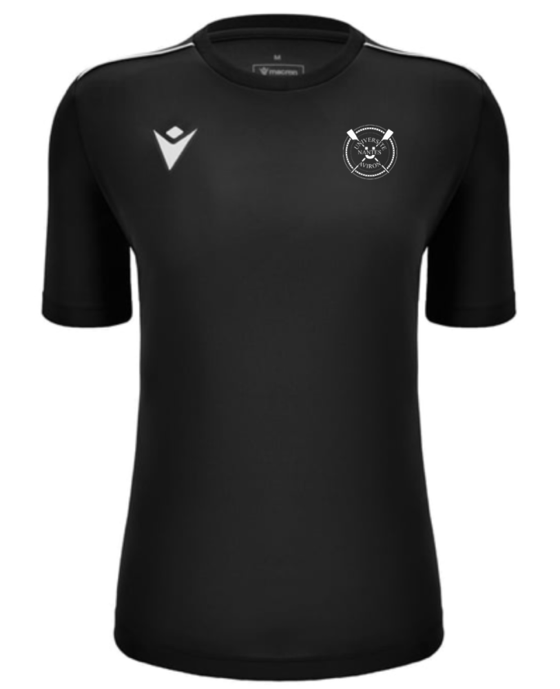 Macron Maillot femme ariel noir avec logo floqué | Image 1