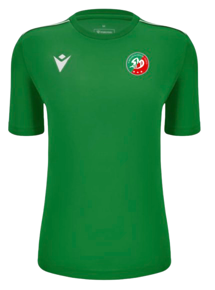 Macron Maillot féminin ariel vert avec logo floqué | Image 1