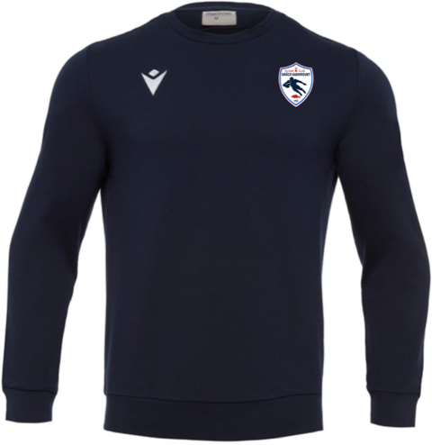 Macron Axima sweatshirt navy avec écusson | Image 1
