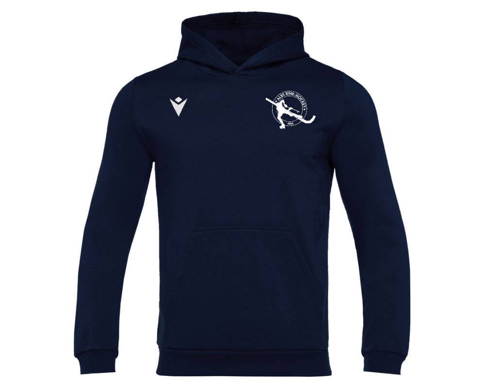 Macron Sweat capuche banjo hero navy logo brodé | Image 1
