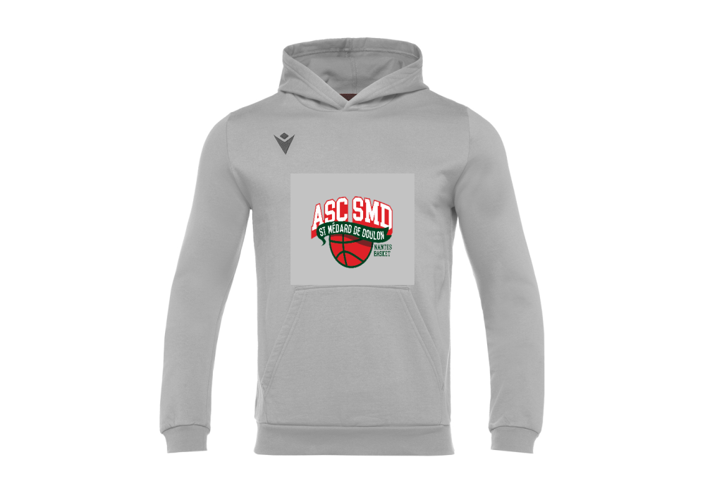 Macron Sweat banho hero gris, gros logo face | Image 1