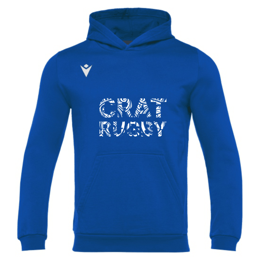 Macron Sudadera capucha ligera azul | Imagen 1