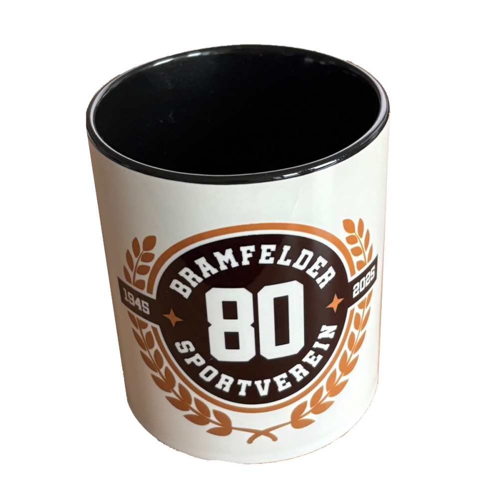 Macron Kaffebecher bramfelder sv - 80 jahre | Bild 1
