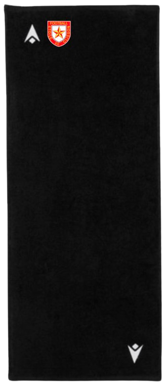 Macron Serviette bise noire avec écusson | Image 1