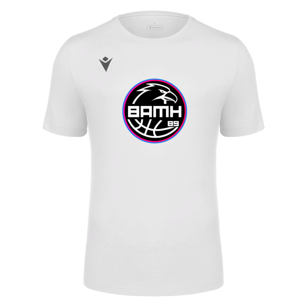 Macron T-shirt logo bahm - boost eco - blanc | Image 1
