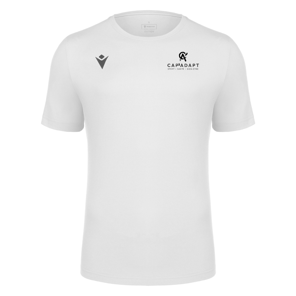 Macron T-shirt coton boost eco blanc logo sérigraphié | Image 1