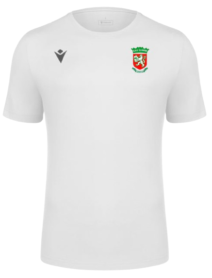 Macron Boost eco t-shirt blanc avec logo floqué | Image 1