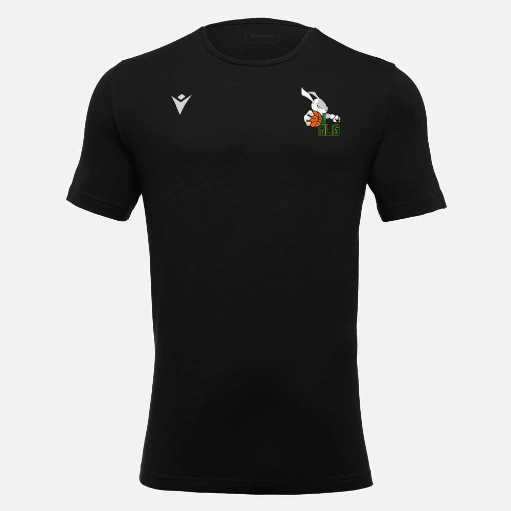 Macron Tshirt coton boost hero noir logo floqué | Image 1
