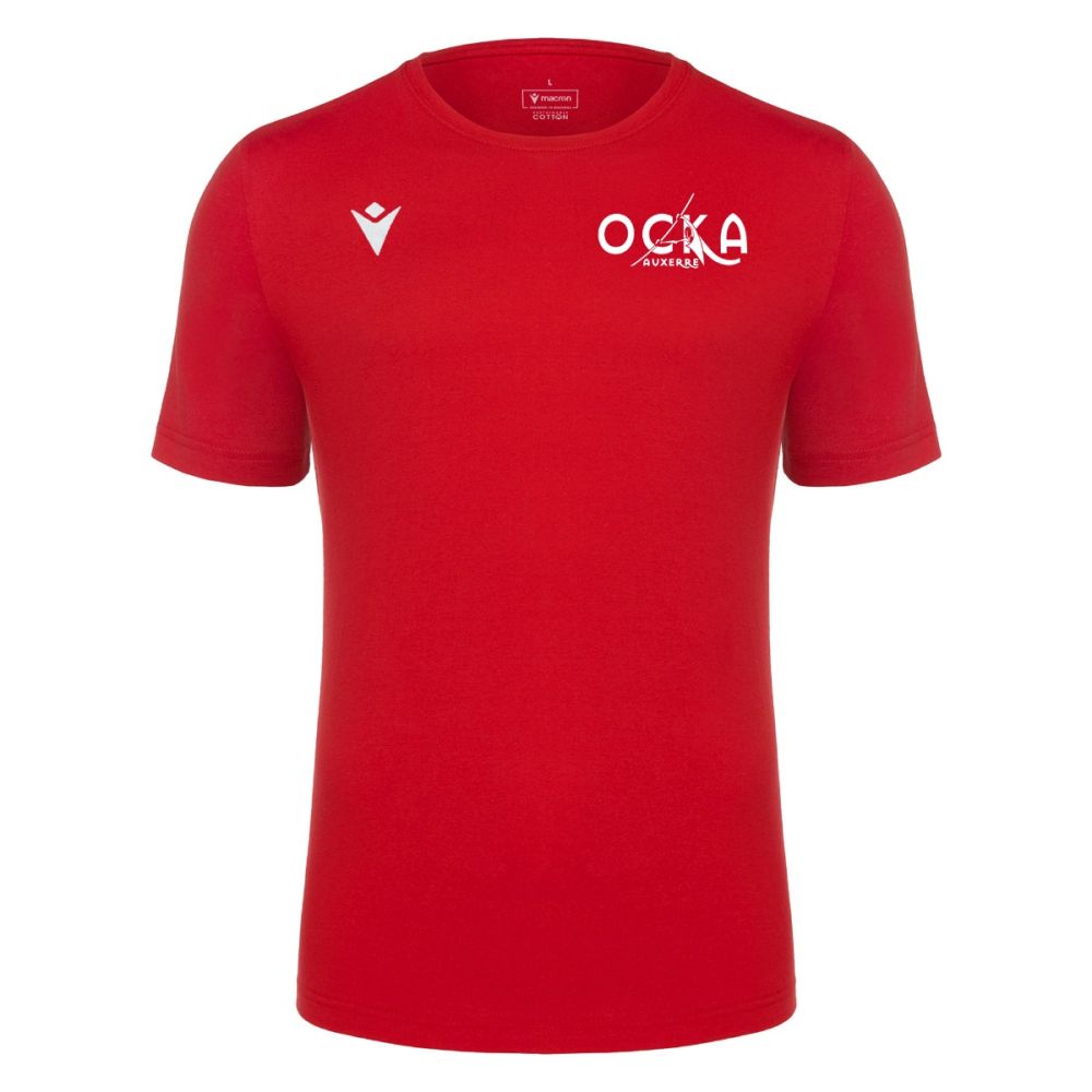 Macron Boost eco t-shirt rouge | Image 1