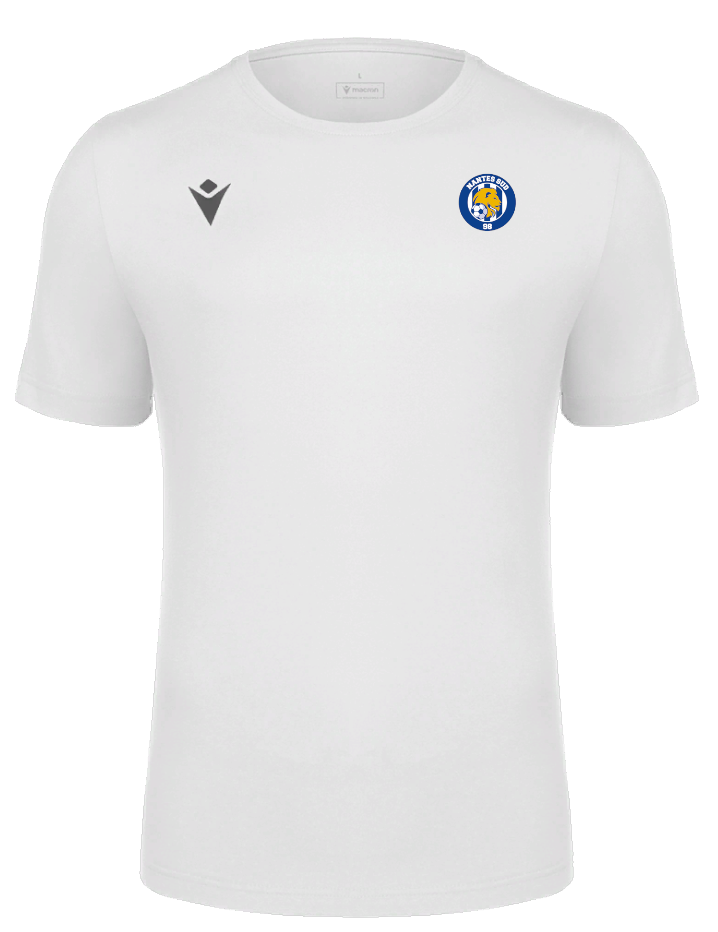 Macron T-shirt boost eco blanc avec écusson | Image 1
