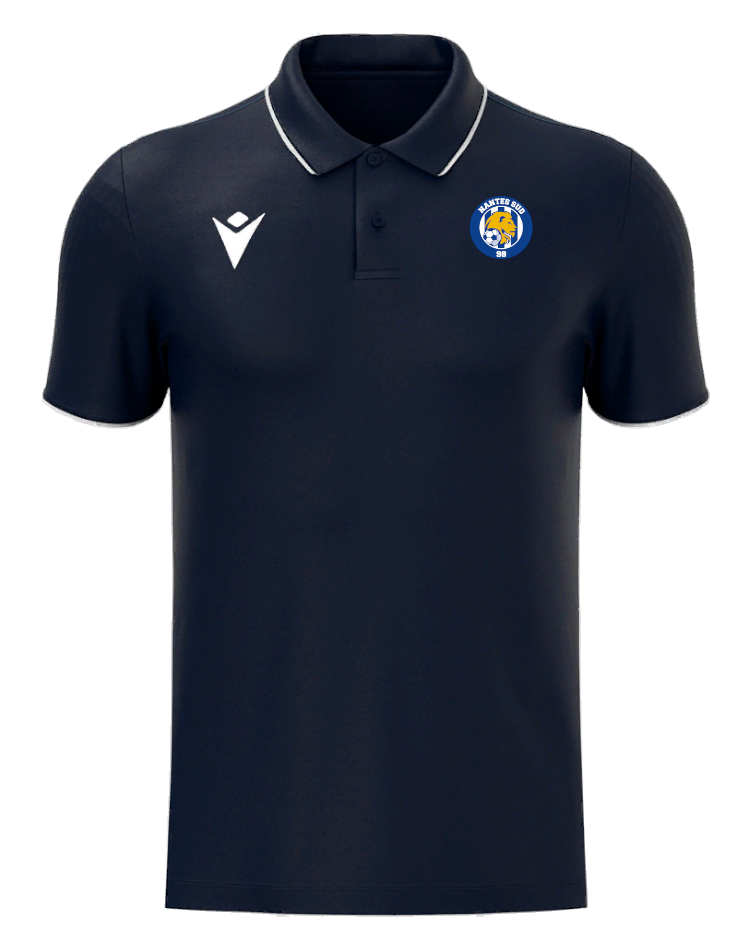 Macron Polo draco hero navy avec écusson | Image 1