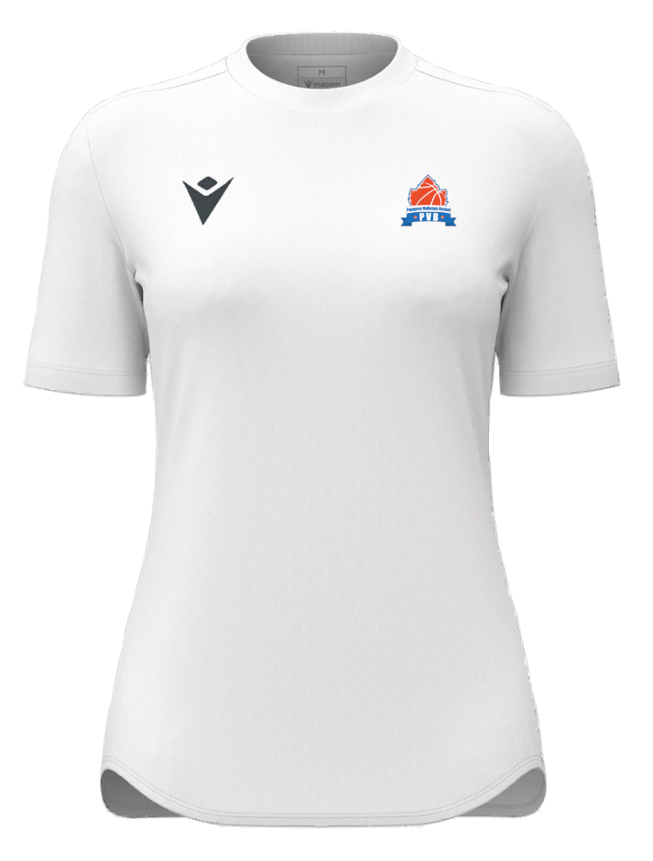 Macron Maillot femme zyra blanc avec logo floqué | Image 1