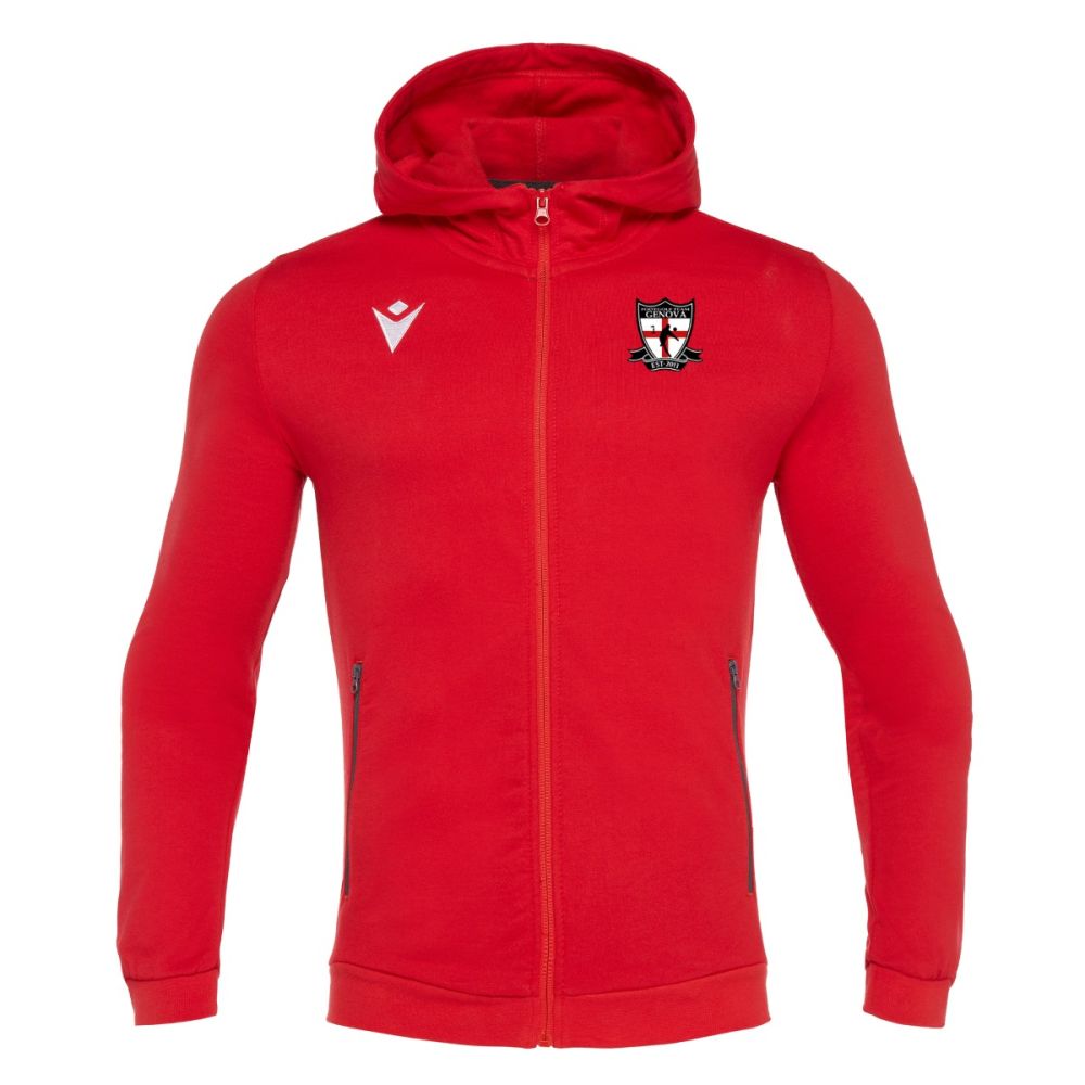 Macron Cello full zip hoody red | Immagine 1