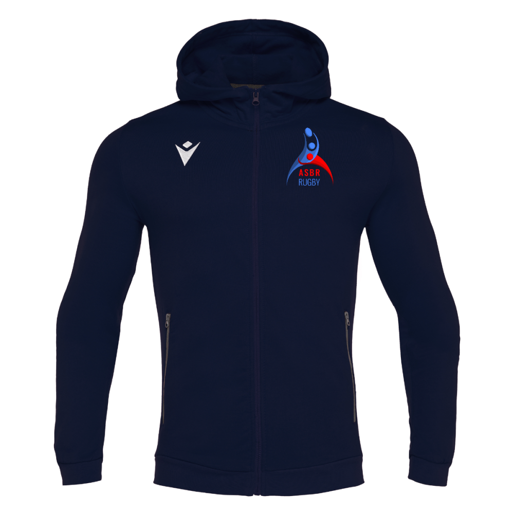 Macron Veste cello navy avec logo brodé | Image 1