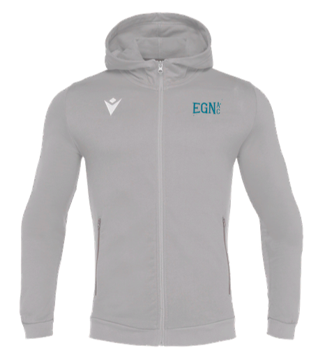 Macron Veste à capuche cello grise logo coeur/dos | Image 1