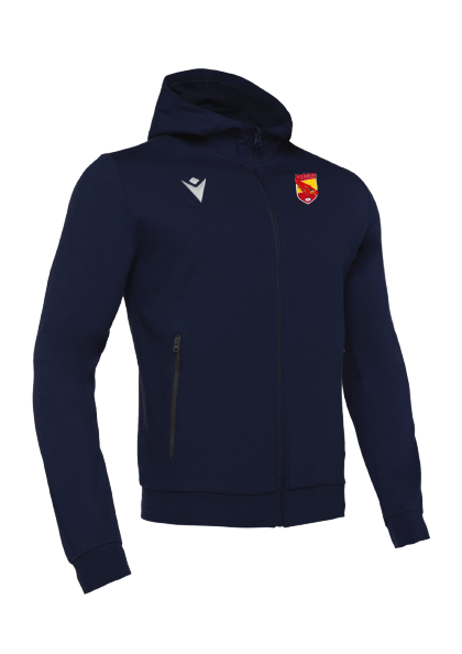 Macron Veste zippée cello navy, logo brodé | Image 1
