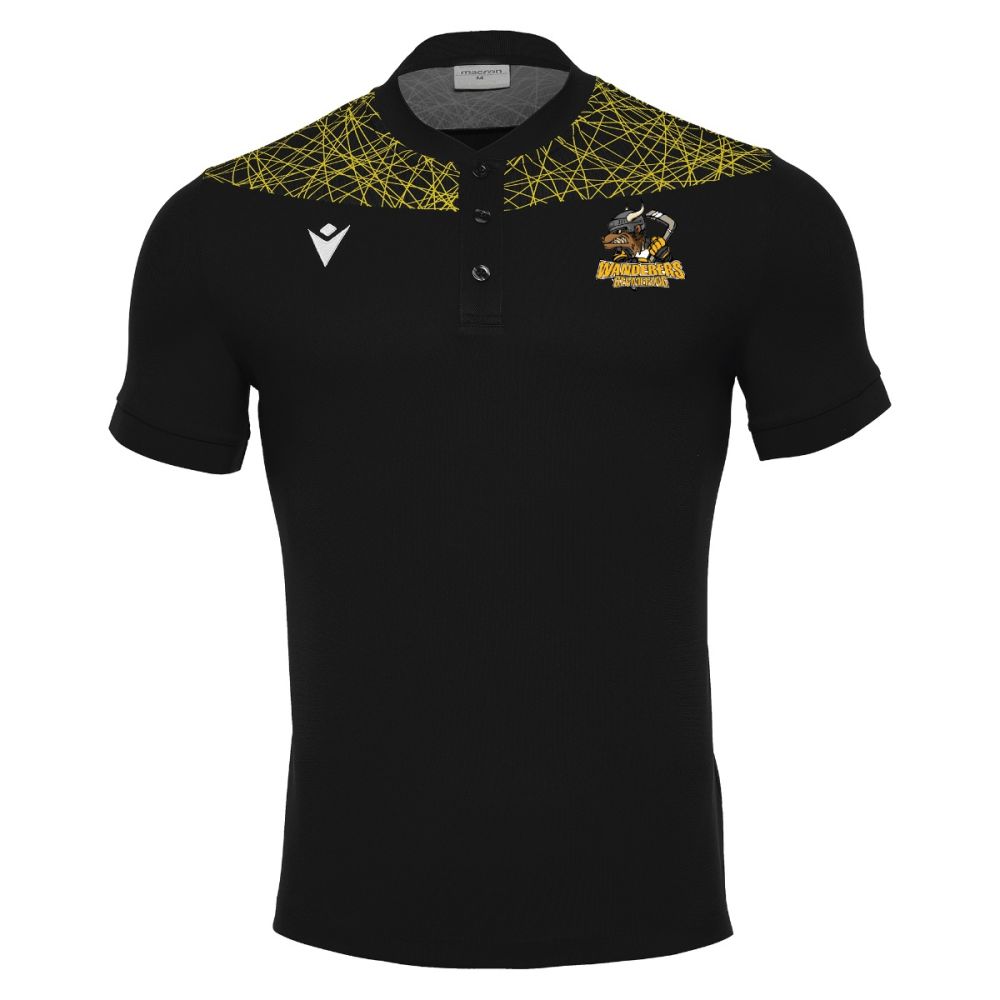 Macron Chenda polo blk/yel ss - wappen | Bild 1
