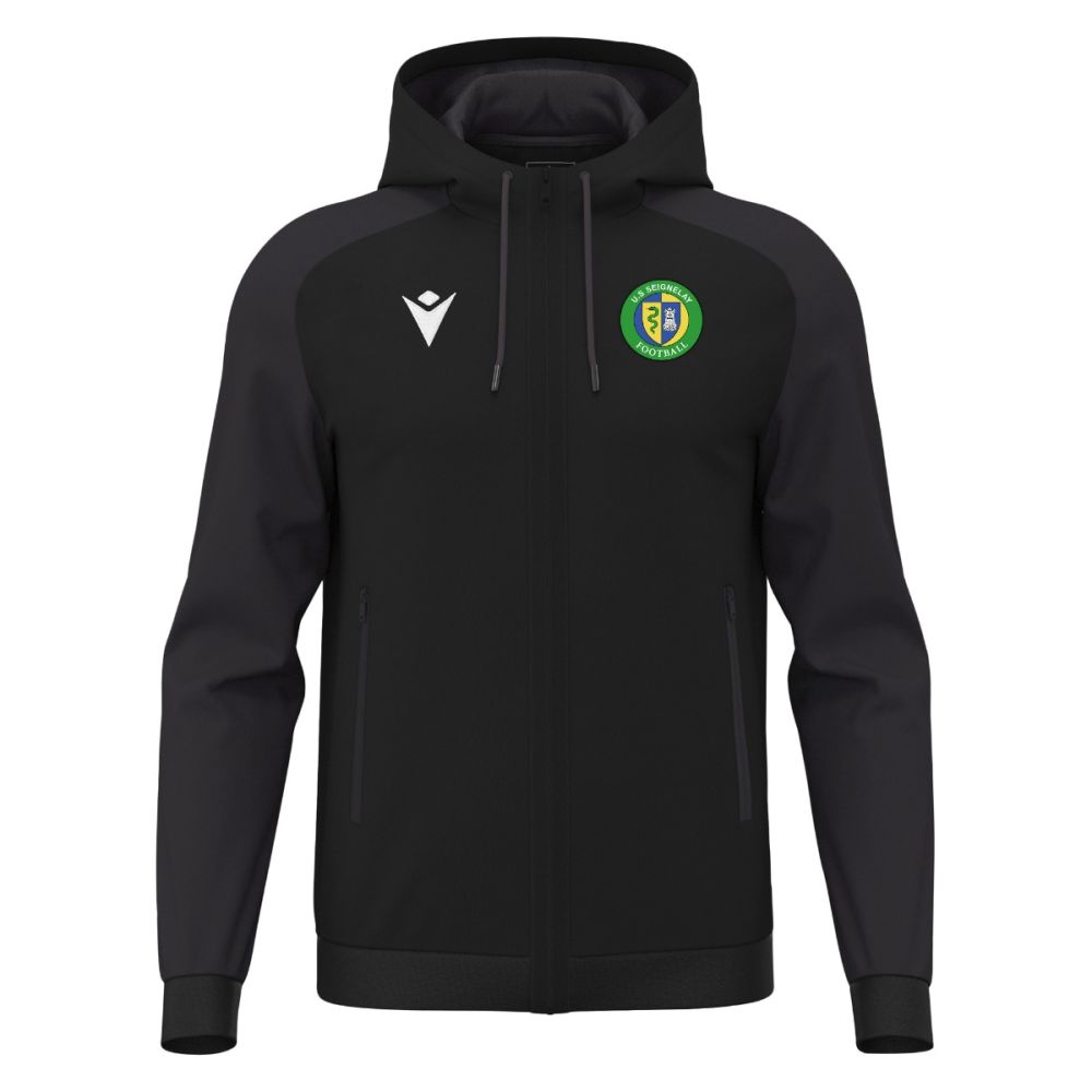 Macron Veste capuche full-zip us seignelay - chronos - noir | Image 1