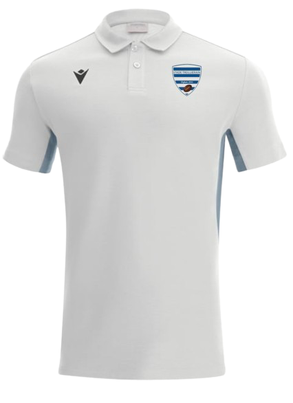 Macron Clarinet polo blanc, écusson thermocollé | Image 1