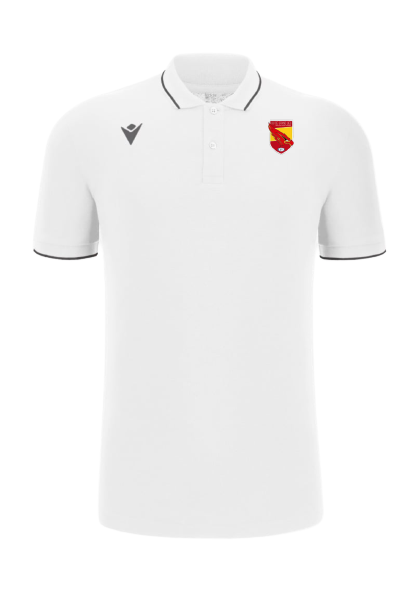 Macron Polo comedy eco blanc, logo brodé | Image 1