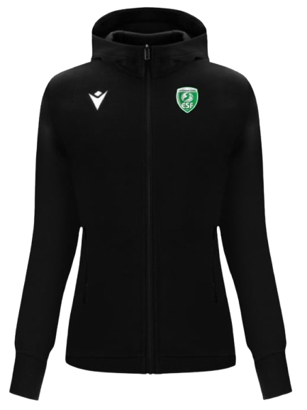 Macron Veste femme drum noire avec logo brodé | Image 1