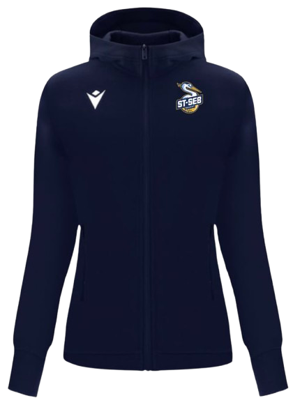 Macron Veste coton femme drum navy avec logo brodé | Image 1