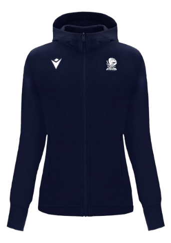 Macron Veste femme coton drum navy, logo brodé | Image 1