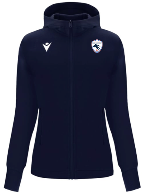 Macron Veste coton femme  drum navy logo brodé | Image 1