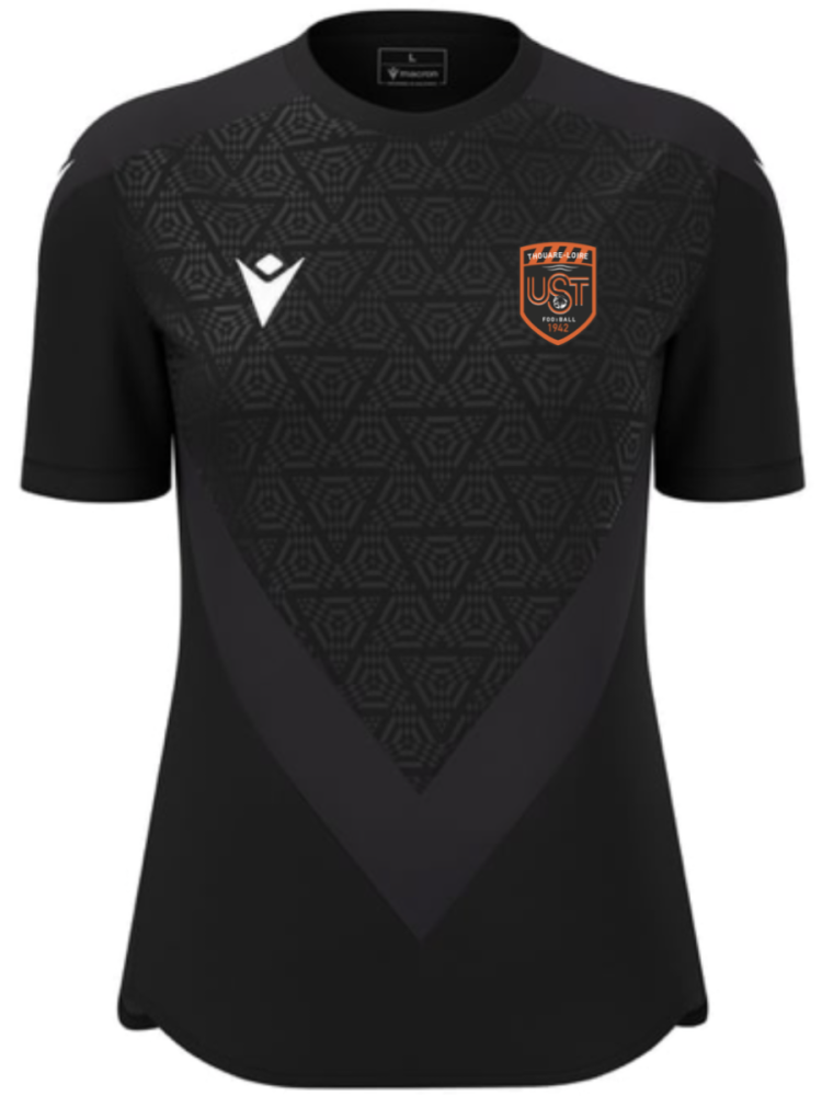 Macron Maillot féminin dryad noir avec logo floqué | Image 1
