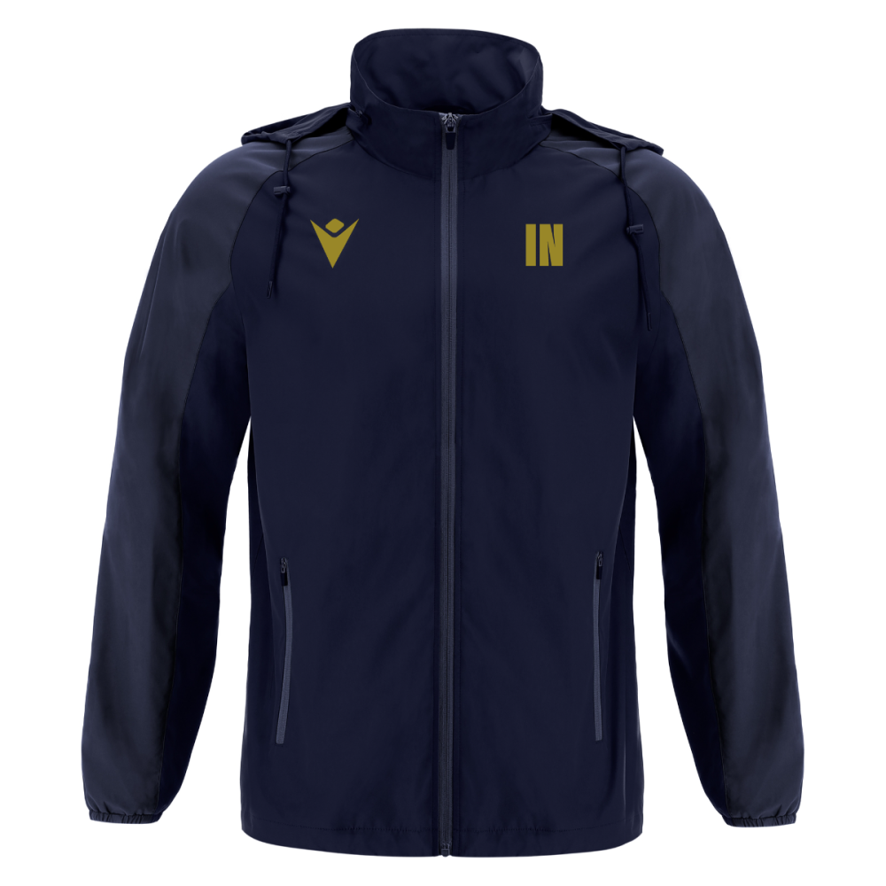 Macron Rebels rainjacket navy/gold | Bild 1