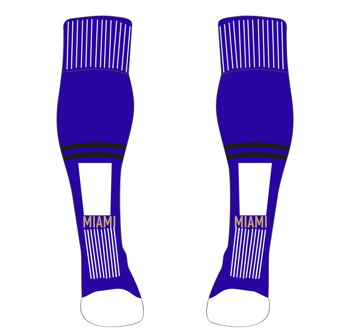Macron Miami m25 match third socks jr | Image 1