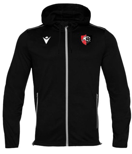 Macron Veste capuche freyr noire logo brodé | Image 1
