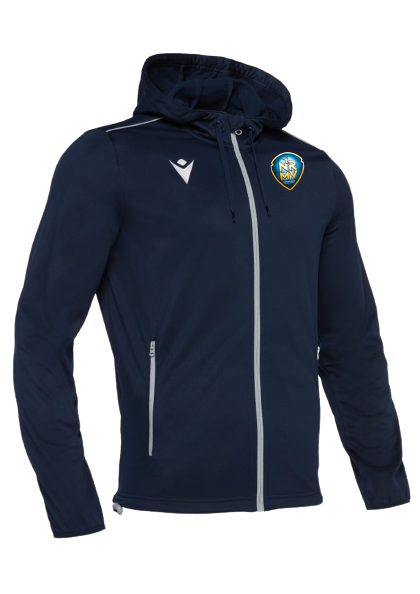 Macron Veste capuche freyr navy avec logo brodé | Image 1