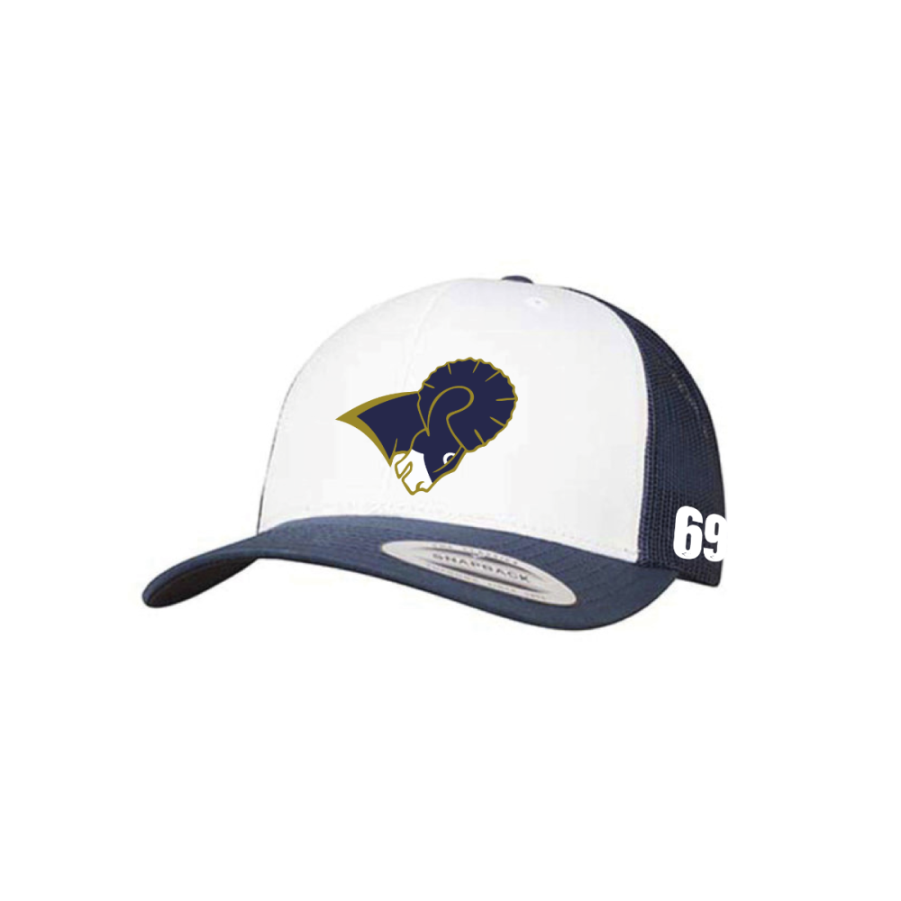 Macron Rams retro trucker cap navy/wht | Bild 1