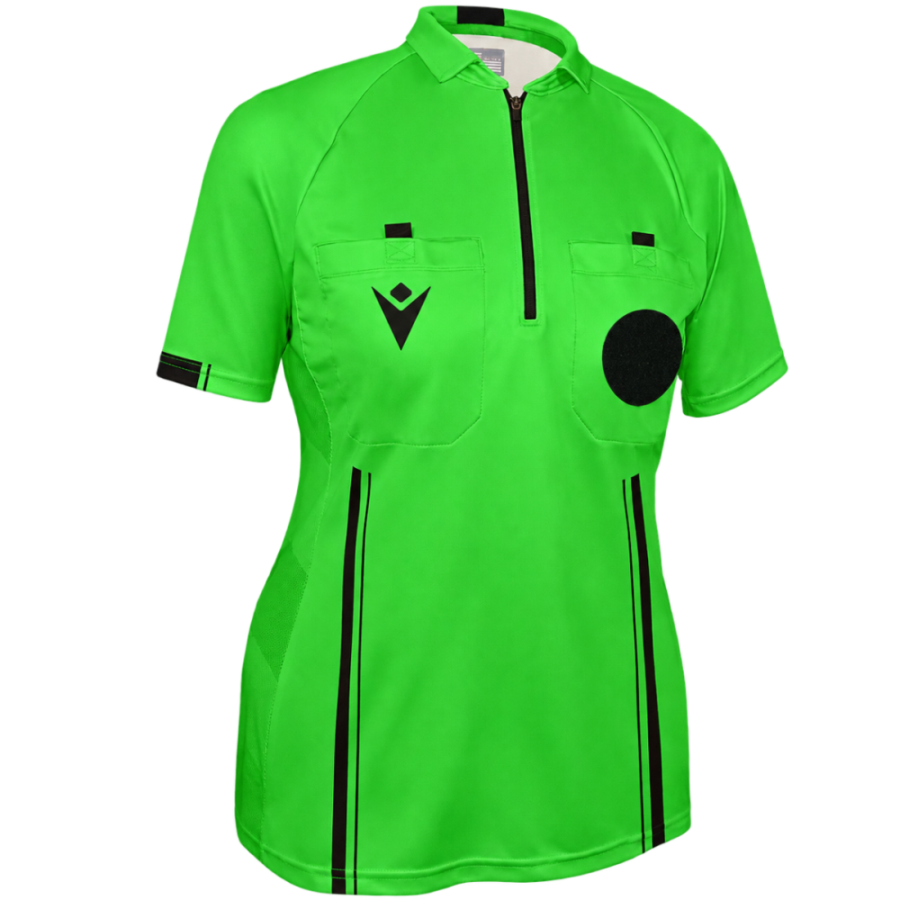 Macron Referee usa 26 women's shirt short sleeve - green | Image 1