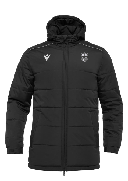 Macron Parka gyor noir avec écusson | Image 1