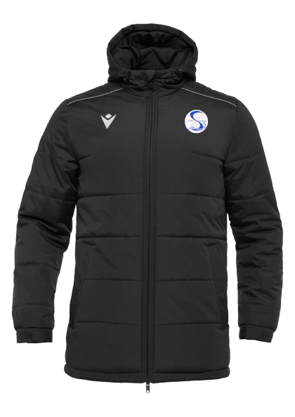 Macron Parka gyor noire avec logo brodé | Image 1
