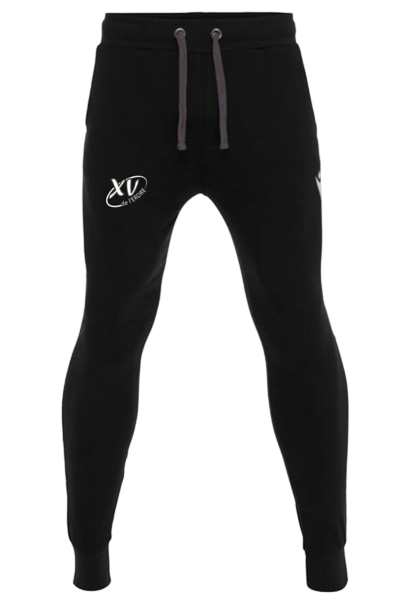 Macron Pantalon coton harp noir avec logo brodé | Image 1