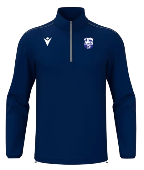 Macron Sweat 1/4 zip havel navy avec logo brodé | Image 1