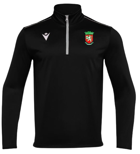 Macron Sweat 1/4 zip  havel noir avec logo | Image 1