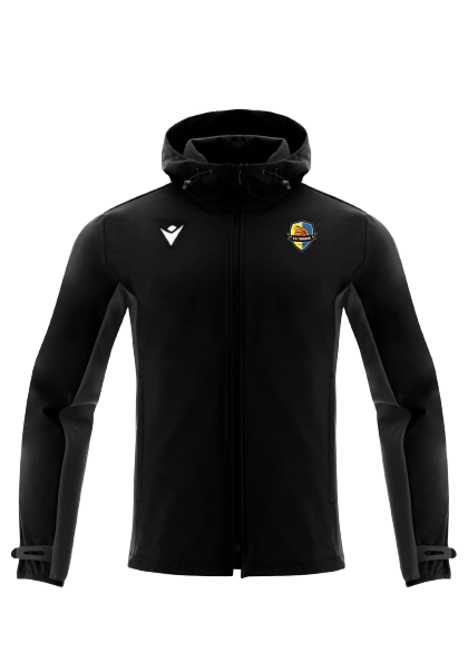 Macron Soft-shell himalaya noire, logo brodé | Image 1