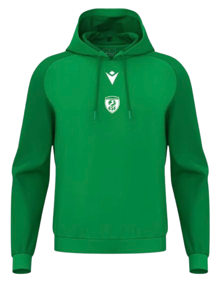 Macron Sweat capuche horn vert avec logo floqué | Image 1