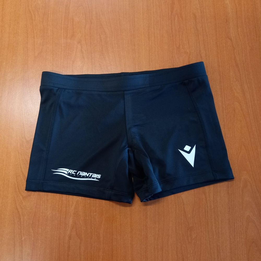Macron Short collant femme noir floqué - krypton hero | Image 1