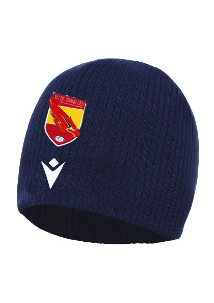 Macron Bonnet metel navy avec logo brodé | Image 1